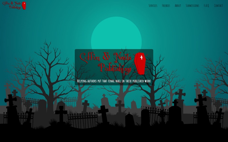 Home page of coffinandnailspublishing.com